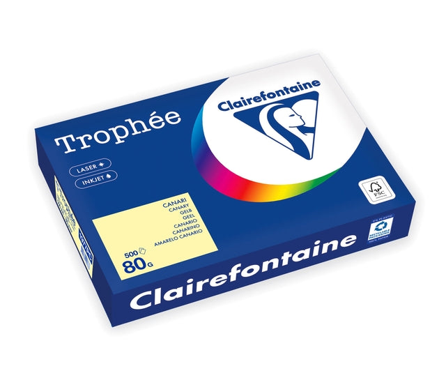 Trophäe - Kopierpapier A4 80gr Gelb
