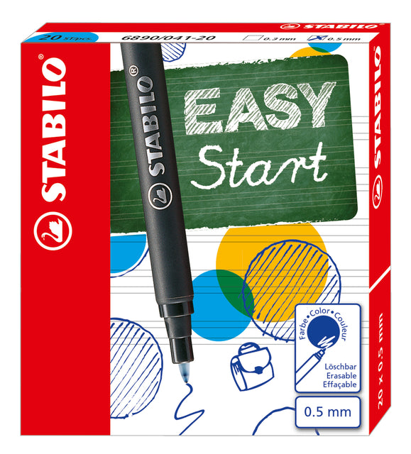 Stabilo - Rollerpen -Füllung Easyoriginal F 20st Blue