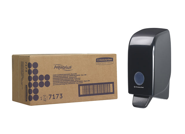 Zeepdispenser aquarius 1 liter zwart 7173