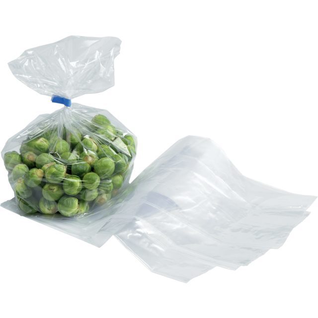 Klika - Bag | Seitenklappbeutel LDPE | 20/4 | 5x56cm | 65my | Transparente 1000 Stücke