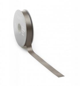Satinband Premium Doppelgesicht 16 mm x 25 Meter Taupe