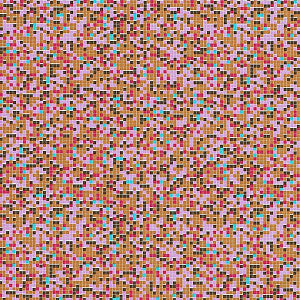 Klika - Geschenkpapier - Geschenkpapier - Mosaic Toffeel auf weißer Rippen 30 cm