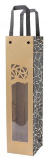 Wijnflestas 1 fles 95+91x385mm Authentique (10 stuks)