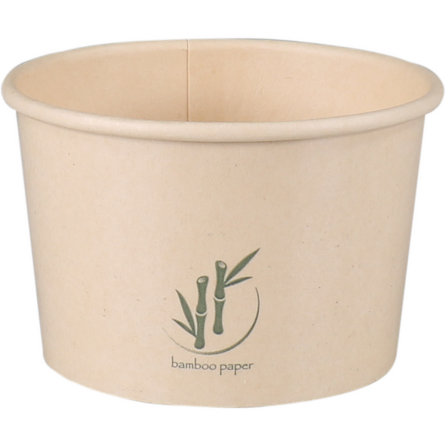 DEPA - | Eiscreme Cup Pappe + PE | 100 ml | 4oz | Ärmel mit 50 Teilen