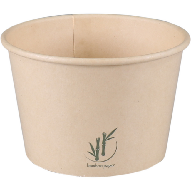 DEPA - | Eiscreme Cup Pappe + PE | 200 ml | 8oz | Ärmel mit 50 Teilen