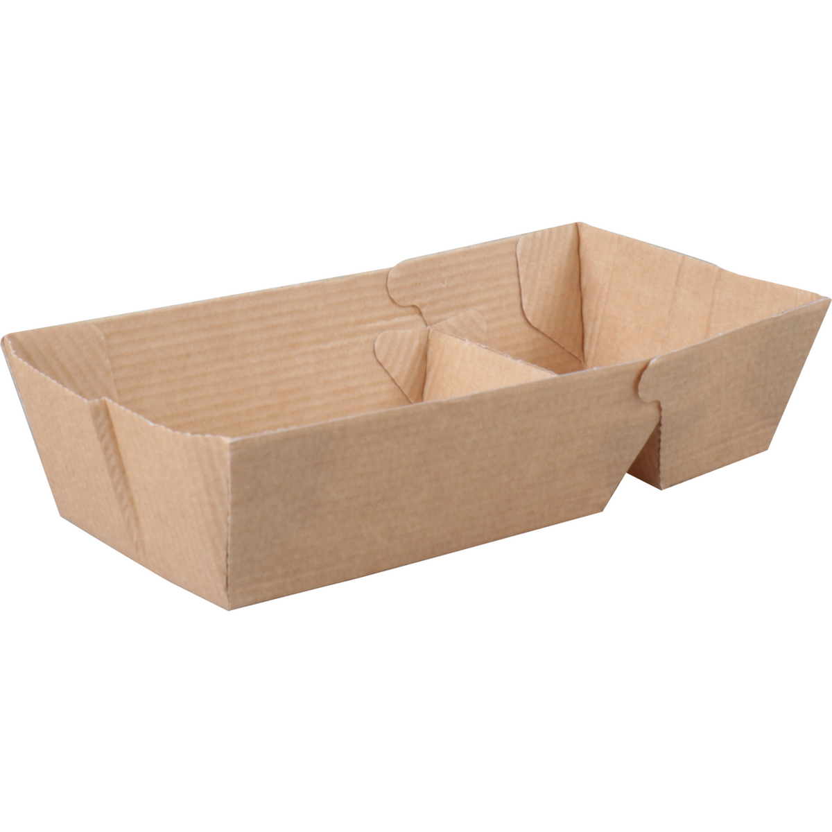 DEPA - BAK | Ersatz Papier A23 | Snack Bin 141x60x37mm | Braun | 50 Stück