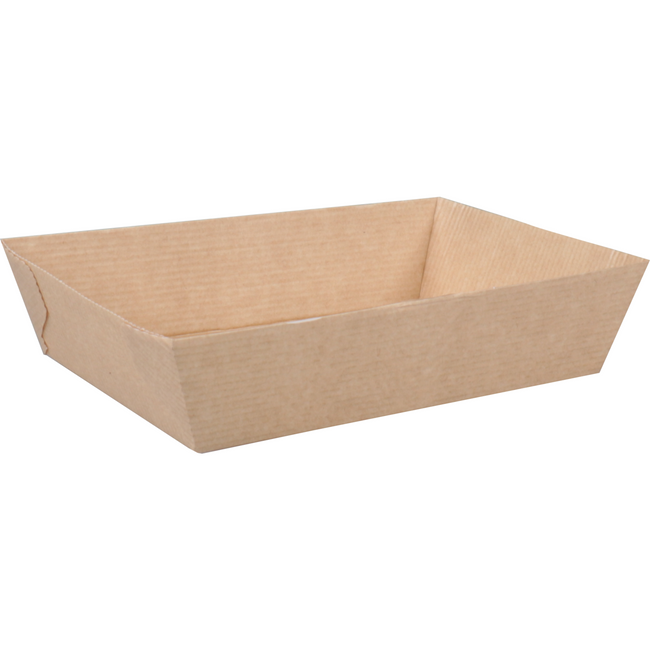 DEPA - BAK | Ersatz Paper A50 | Snack Bin 156x104x40mm | Braun | 50 Stück