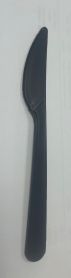 Plastic PP MES 18cm herbruikbaar ZWART 50 stuks