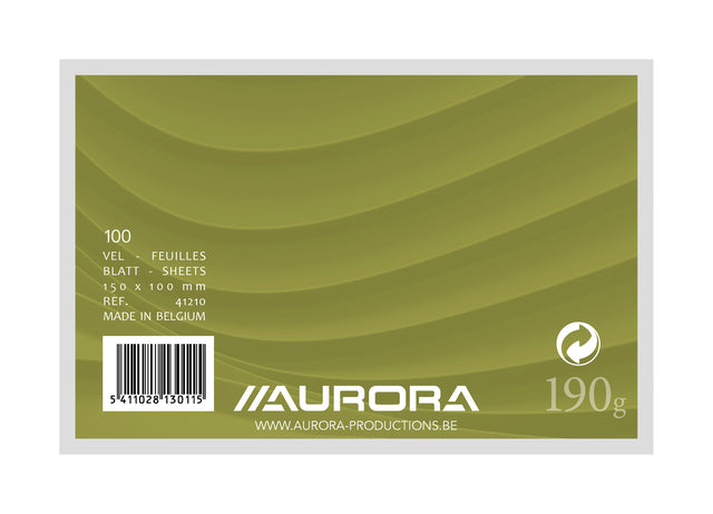 Korrespondenzkarte 100x150 Blanco 175gr Weiß