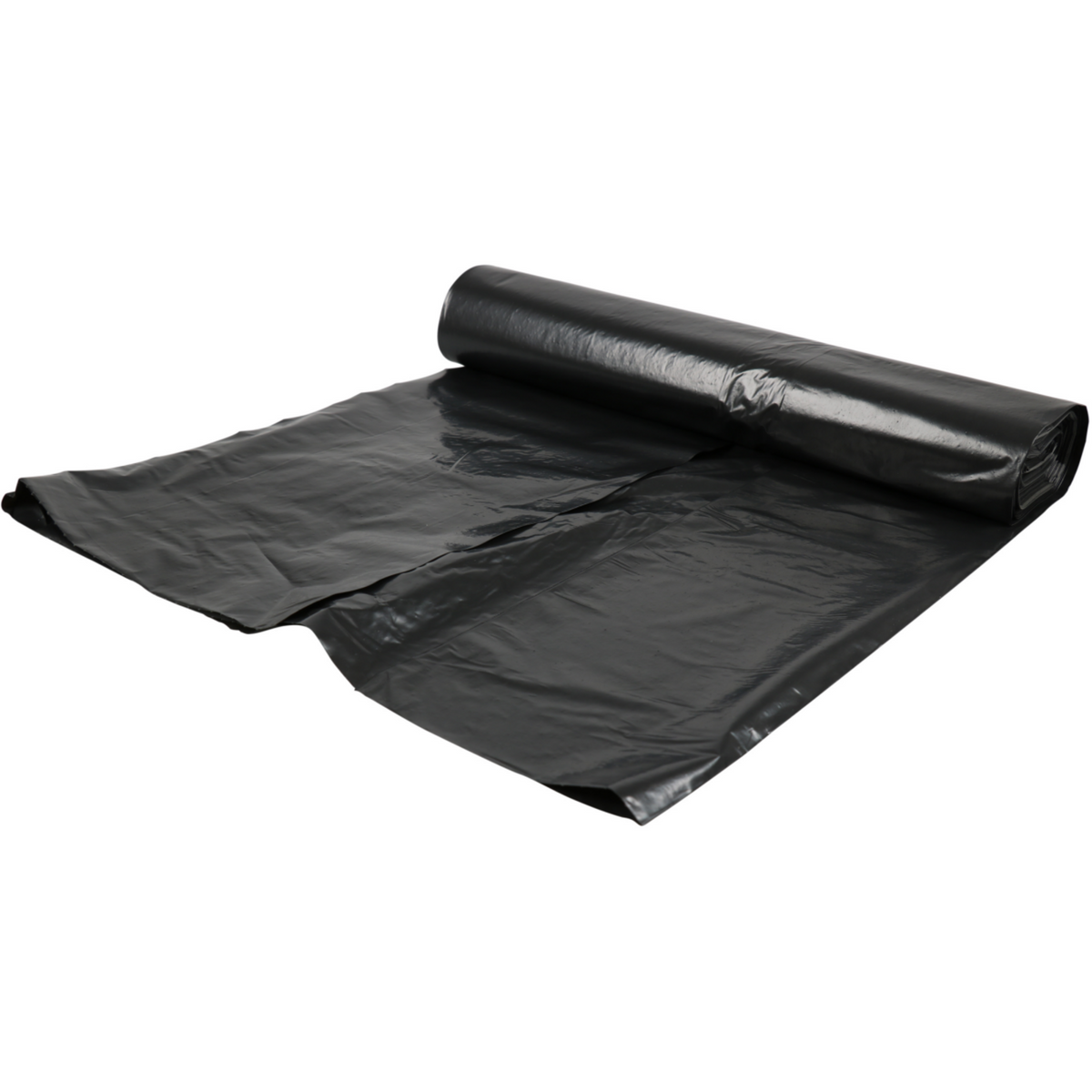 Powersterko - Abfallbeutel | Recyceltes LDPE | 65/ 25x140cm | T70 | Schwarz | 100 Stück