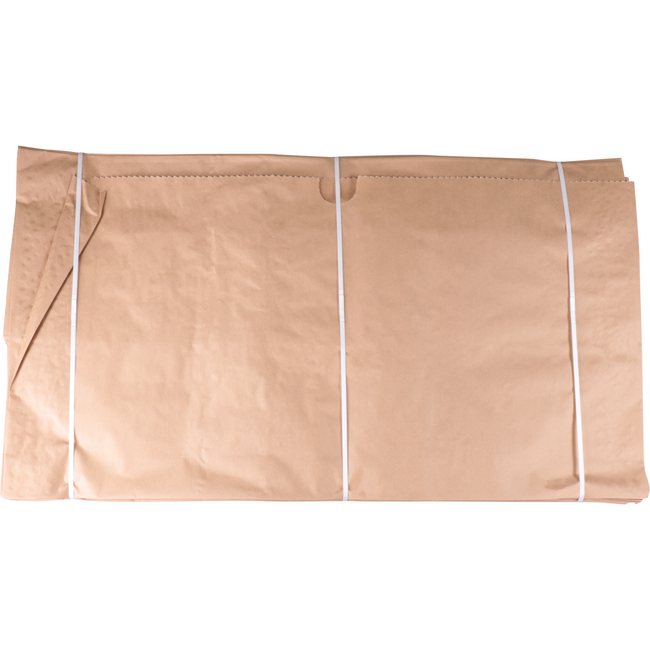 Klika - Bag | Containerbeutelpapier 140L | 70/ 25x110 mm | Braun | 25 Stücke