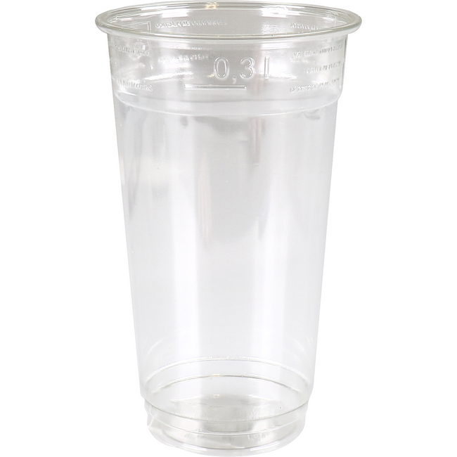 Glas | Recyceltes Haustier | 128 mm | 0,3L | Transparent 1250 Stücke