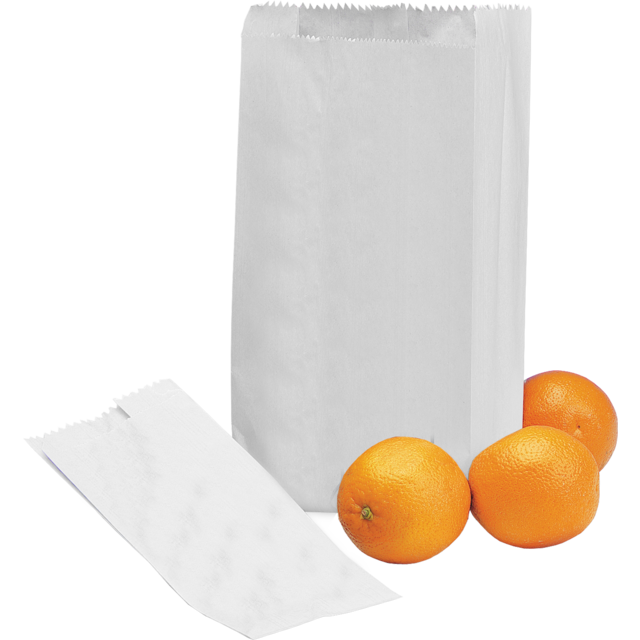 Klika - Bag | Obstbeutel | Papier Nr. 3 | 3 Pfund 16/ 10x35,5 cm | Weiß | 10 kg
