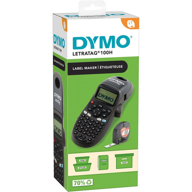 DYMO - Etikettendrucker letratag 100H ABC 12mm schwarz