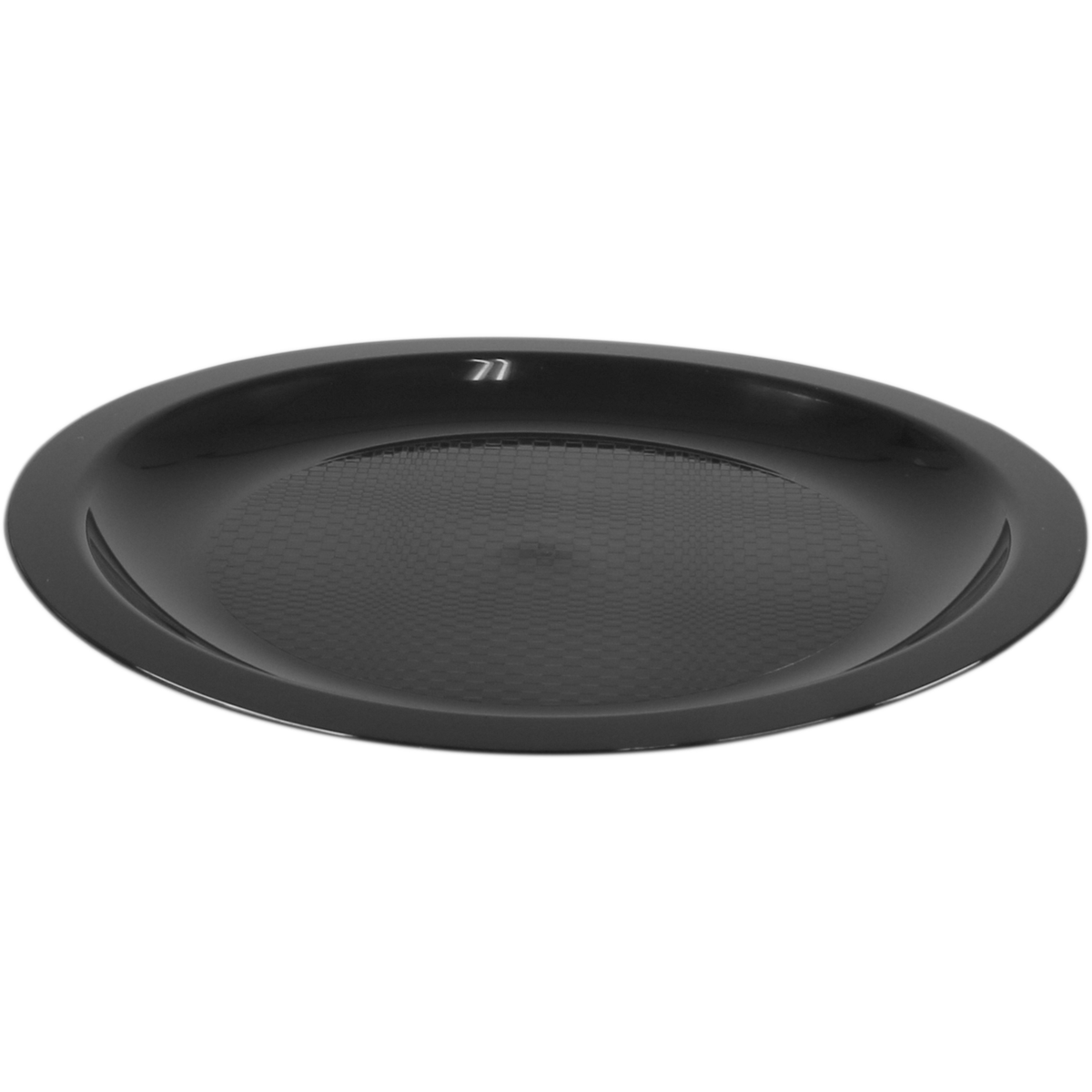 Goldplast Board | Dessertbrett Verwenden & wiederverwenden | Wiederverwendbar | Runde | 1-profession pp | Ø18.5cm | Schwarz | 25 Stücke