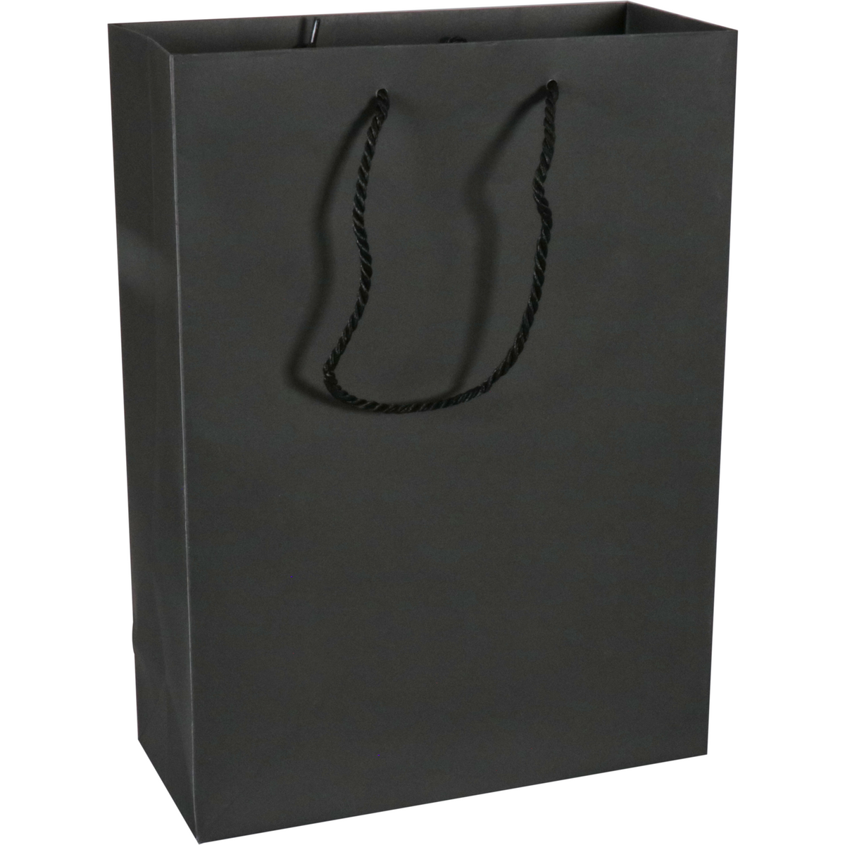 Klika - Tas | Papier mit Kabel 27x 12x37cm | Tragetasche | schwarz -weiß 100 Stück