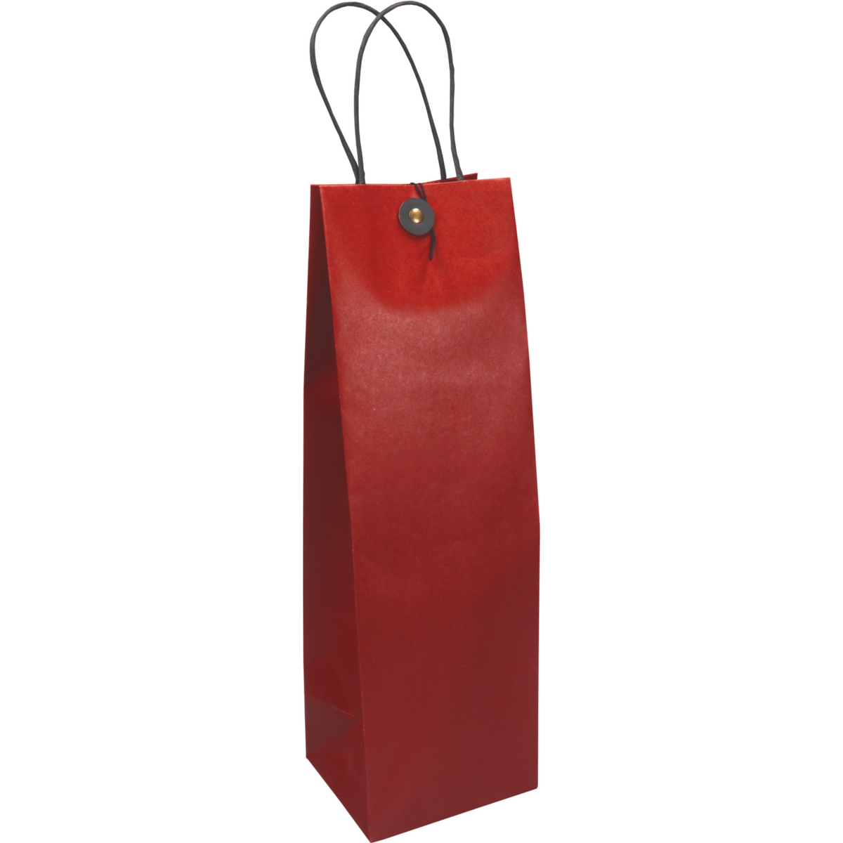 Klika - Tas | Papier verdrehtes Papierkabel Japanischer Verschluss 11x10x36cm | Wineflestas | Rot | Tasche mit 10 Teilen