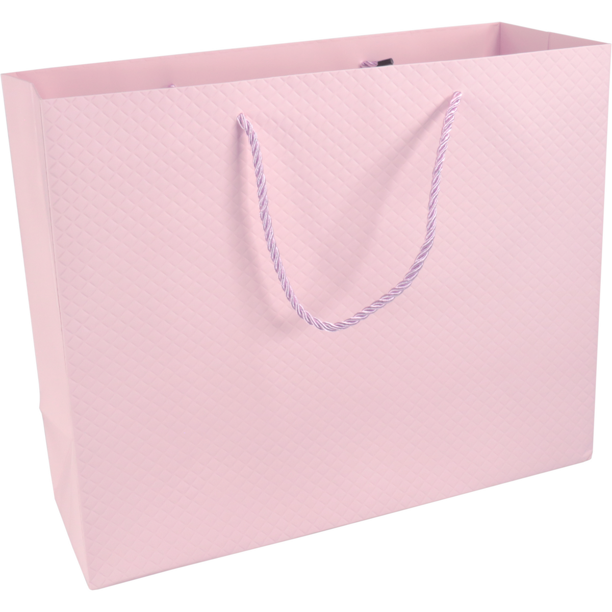 Klika - Tas | Papier geprägt | 26x 12x32cm | Tragetasche | Pastellrosa 10 Stücke