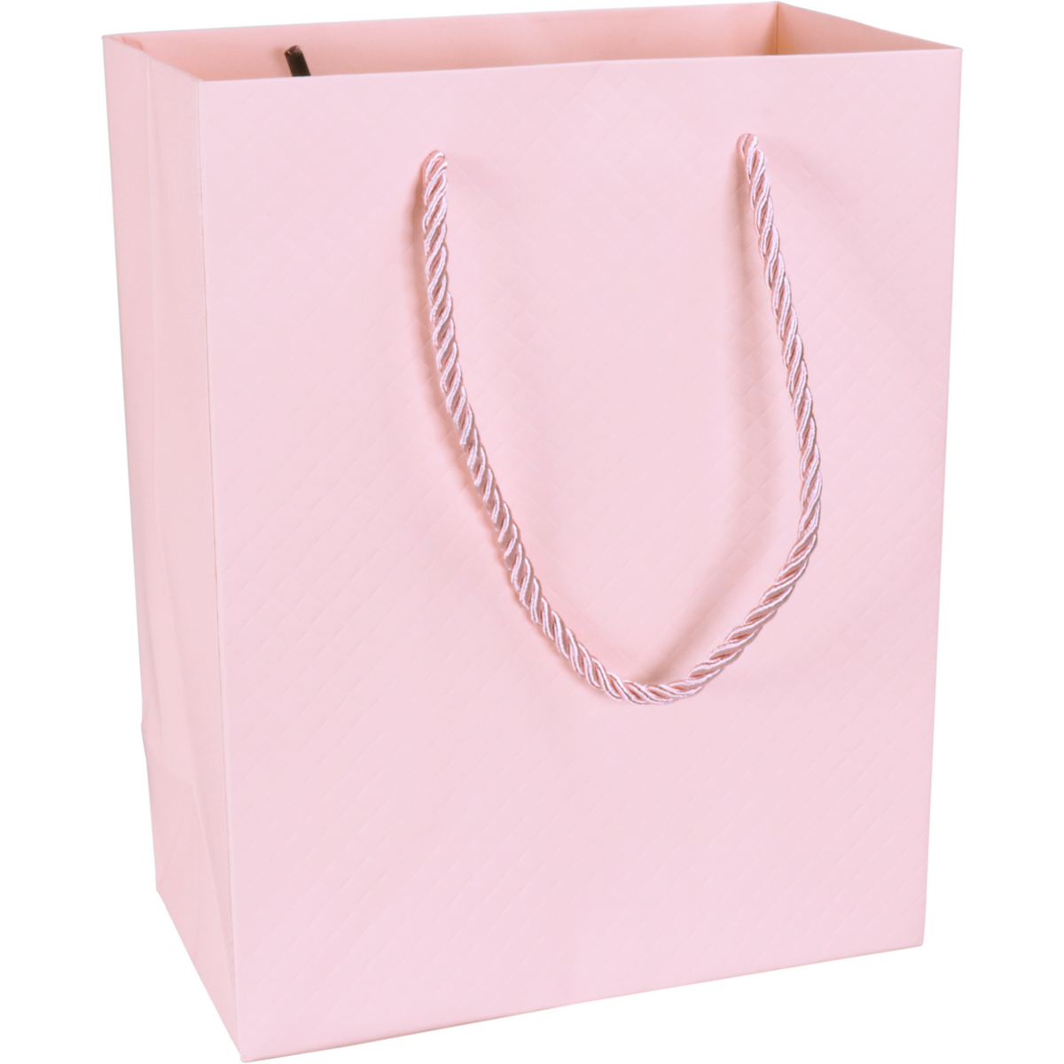 Klika - Tas | Papier geprägt | 18x 10x23cm | Tragetasche | Pastellrosa 10 Stücke