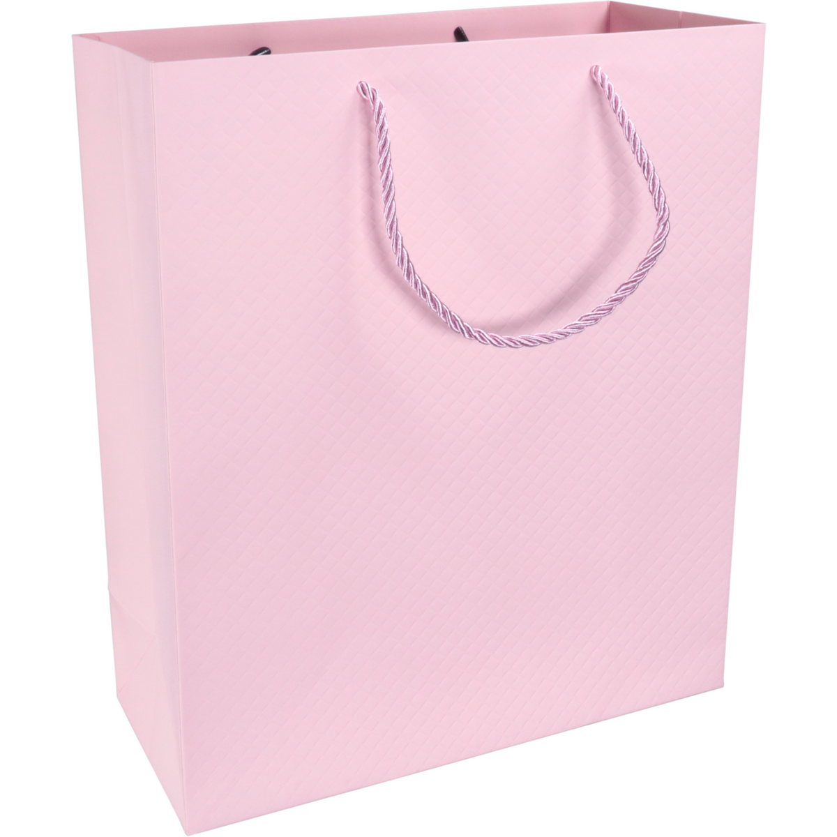 Klika - Tas | Papier geprägt | 31x 12x26cm | Tragetasche | Pastellrosa 10 Stücke