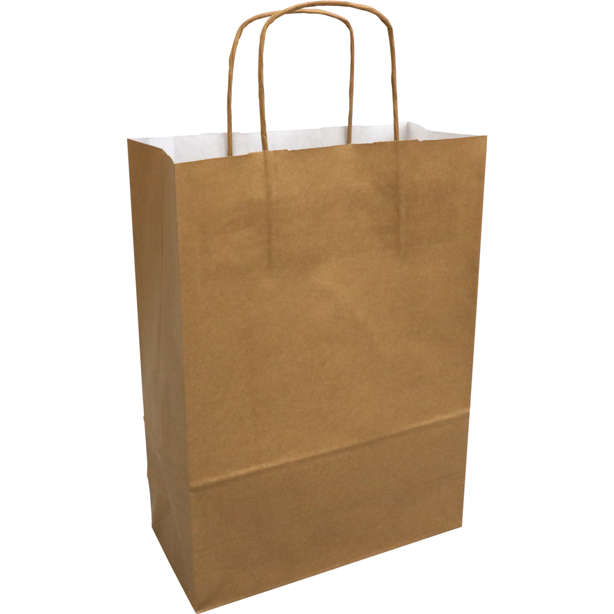 Klika - Tas | Kraftpapier verdrehte Papierkabel 24x 11x33cm | Tragetasche | Gold | 50 Stück