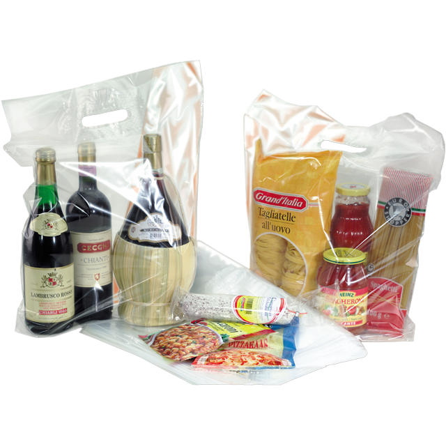 Klika - Tas | Ldpe | Dkt | 30x 8x44cm | Tragetasche | Transparente 500 Stück