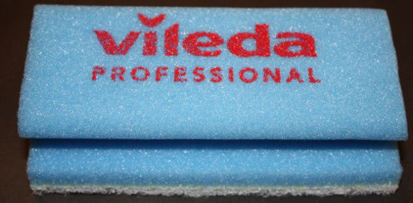 Vileda schuurspons groot blauw/wit 10 stuks