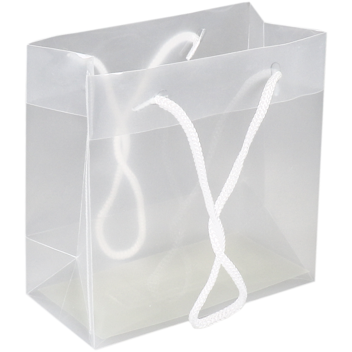 Klika - Tas | Pp | luxuriöse Tasche mit Kabel 16x 8x16cm | Tragetasche | Transparente 12 Stücke