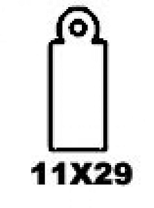 Apli Hangingetiket + Kabel 11x29mm 1000 Stück