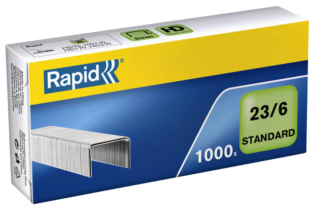 Staplid 23/6 verzinkter Standard 1000 Stücke