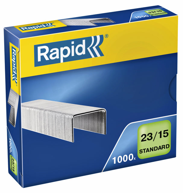 Heftklammern Rapid 23/15 Galv Standard | Karton mit 1000 Stück