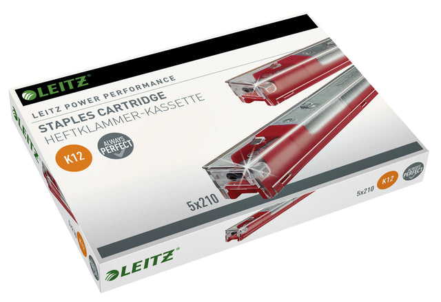 Staples Leitz Cassette K12 26/12 galvanisé 1050 pièces