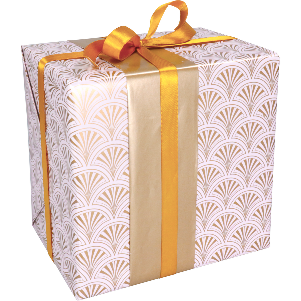 PareKooper - Geschenkpapier 30 cm | 200 m | 80gr/m² Welle | Gold