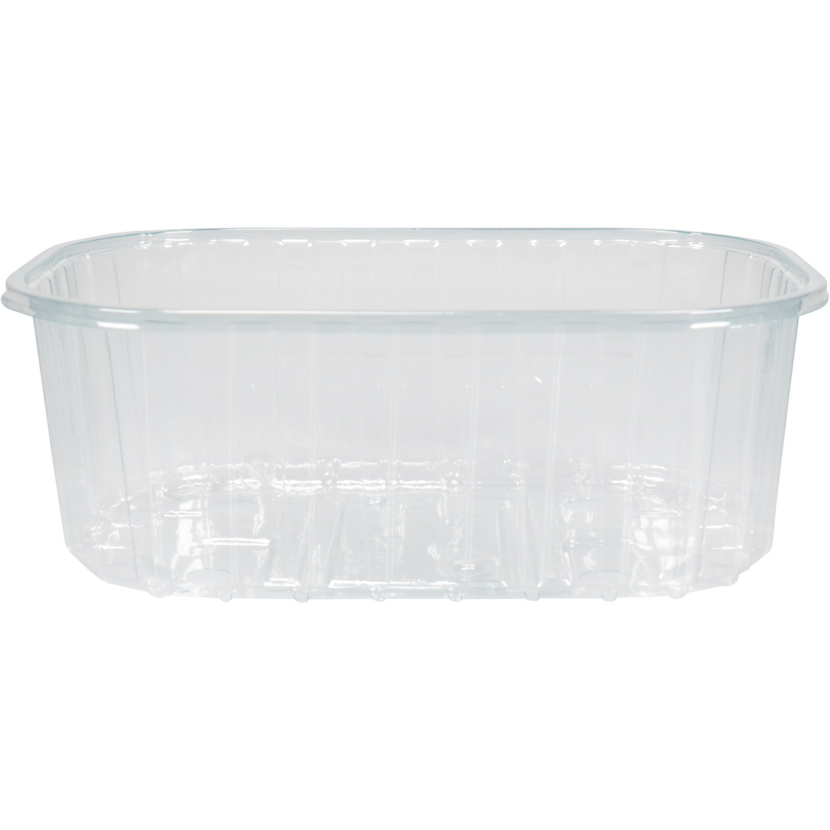 Klika - Skala | Erdbeeren recyceltes Haustier | Rechteckige 250 ml | 142x94x52mm | Transparente 2600 Stücke