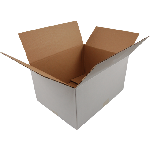 Klika - American Folding Box | Golfkarton | 250x180x100mm | Single Golf | Weiß | 25 Stücke