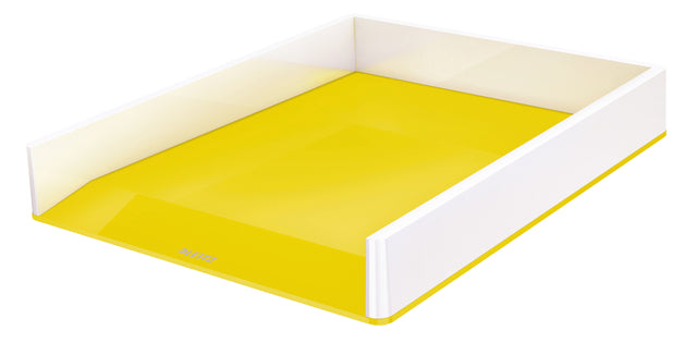 Letterbox Leitz Wow A4 Weiß/Gelb | 4 Stück