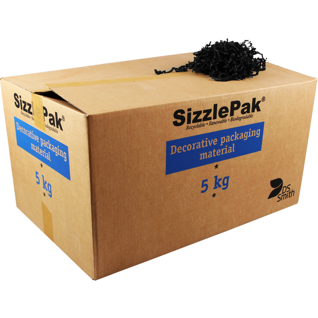 Sizzlepak® - Füllmaterial | Papier 5 kg | Schwarz | 5 kg