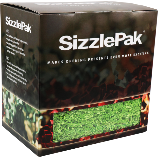 Sizzlepak® - Füllmaterial | Papier 1,25 kg | Kalkgrün