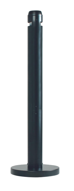 Aschenbecher Stehbarer Rubbermaid -Stoßsäule 10x32x104cm schwarz