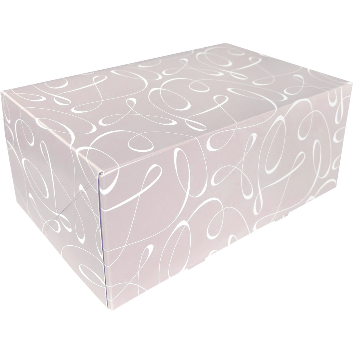 Klika - Gebaksdoos | Swirl | karton | 21x14x9cm | zonder venster | 100 stuks