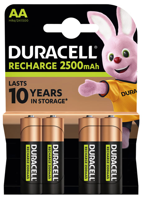 Batterie wiederaufladbar Duracell 4xaa 2500mah Ultra | 10 Stück