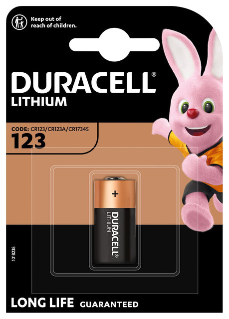 Duracell -Batterie 1xCR123 Hochleistungslithium | 10 Stück