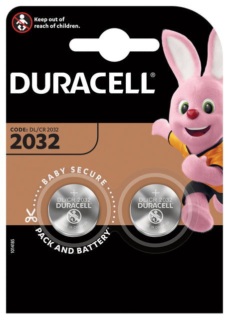 Batterie Duracell-Taste 2xcr2032 Lithium Ø20mm 3V-180mah | 10 Stück