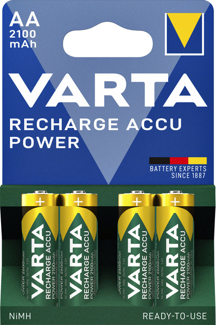 Batterie wiederaufladbar Varta 4xaa 2100mah Ready2use