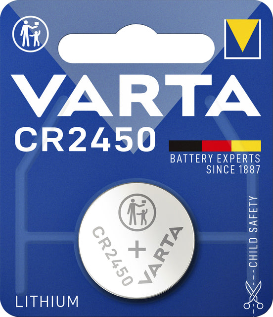 Batterie Varta -Knopfzelle CR2450 Lithiumblase bis 1 Stück