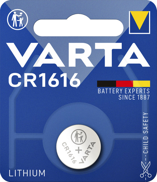 Batterie Varta Knopfzelle CR1616 Lithiumblister bis 1 Stück