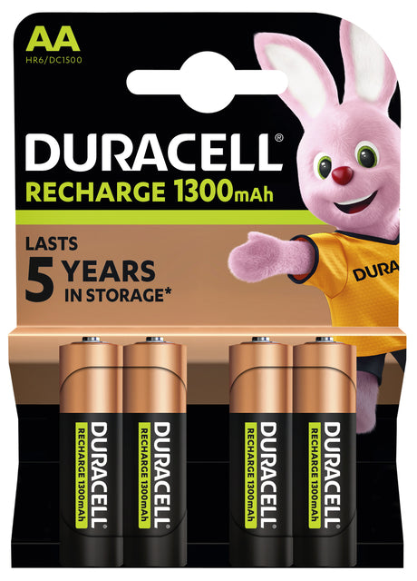 Batterie wiederaufladbare Duracell 4xaa 1300mah Plus