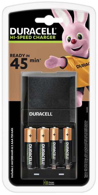 Batterieladegerät Duracell CEF27 + 2XAA + 2XAAA | 3 Stück