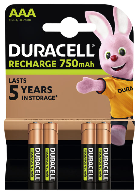 Batterie wiederaufladbare Duracell 4xaaa 750mah Plus