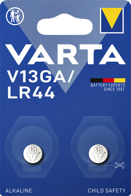 Batterie Varta -Knopfzelle V13GA Alkaline Blister von 2Piece | 10 Stück